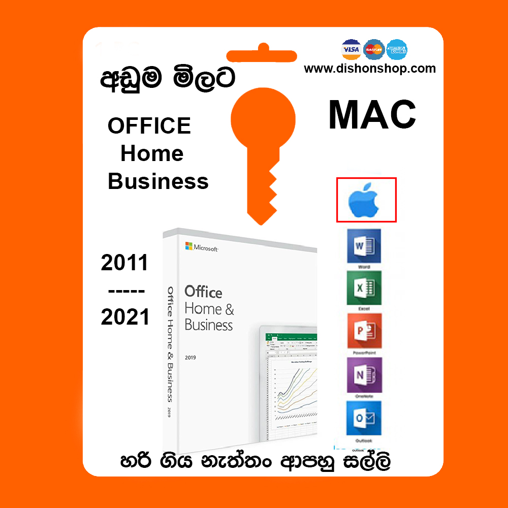 MAC Ms Office Home-Business 2021-2011 PC/MAC Bind account - Dishon-Shop